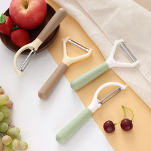 厨房不锈钢削皮刀家用二合一创意削皮器剥皮刀多功能瓜果削皮器