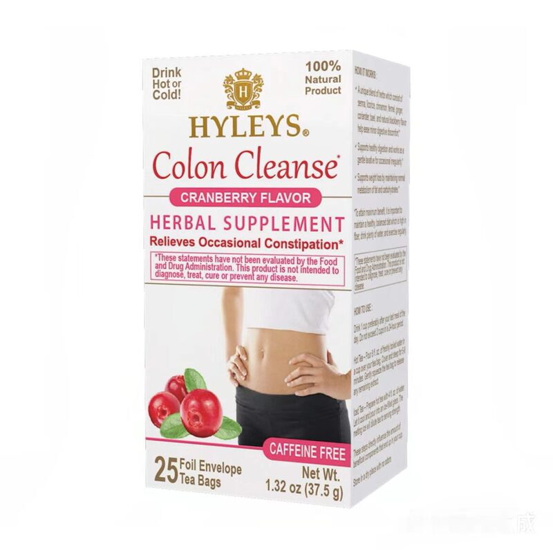 Haller's Cranberry Flavor, Caffeine-Free, Tea Bags