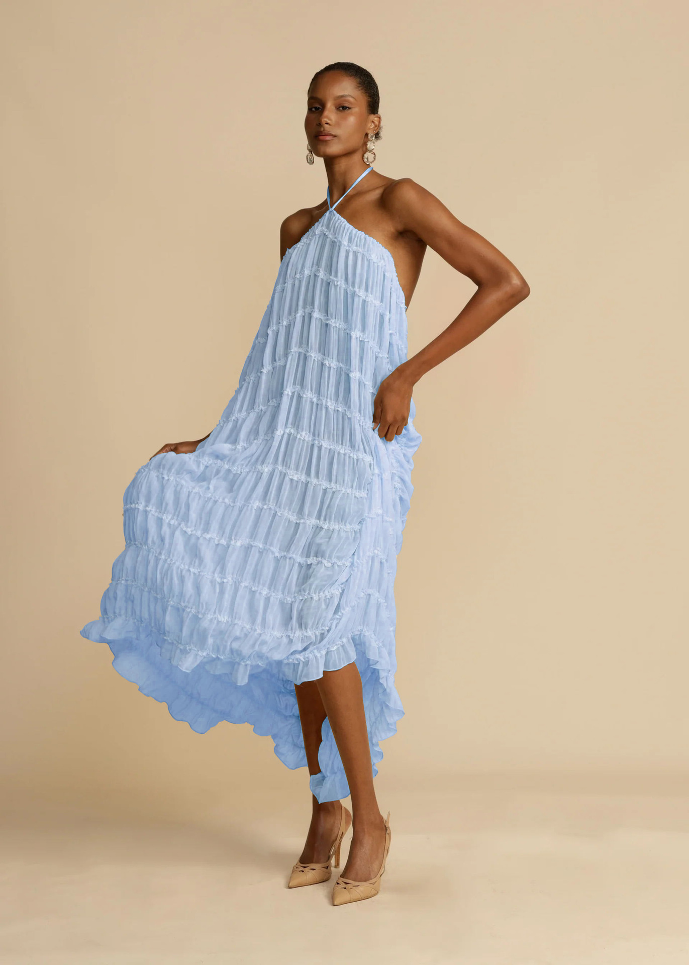 84g Weight Sleeveless Sleeve Length Polyester Fabric Type Skirt Co-ord Set Sets Type 2 Pieces Set Quantity Daily, Beach, Date Occasion Halter Neck Neckline Regular Fit Fit Type Solid Color Pattern Summer Season Women's Gender Sexy Style Daily Beach Date Women's Sexy Solid Color Polyester Skirt Co-ord Set Skirt Sets 39