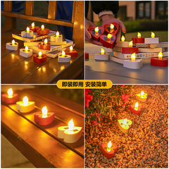 Solar Outdoor Lantern Courtyard Lamp Villa Garden Landscape Decor Waterproof Fake Candle Camping Site Atmosphere Lamp