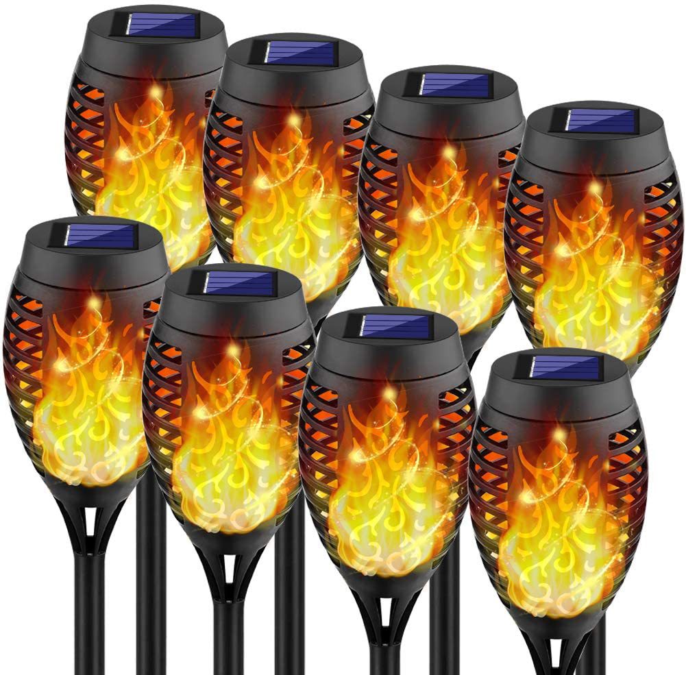 New solar led flame light, torch light,...