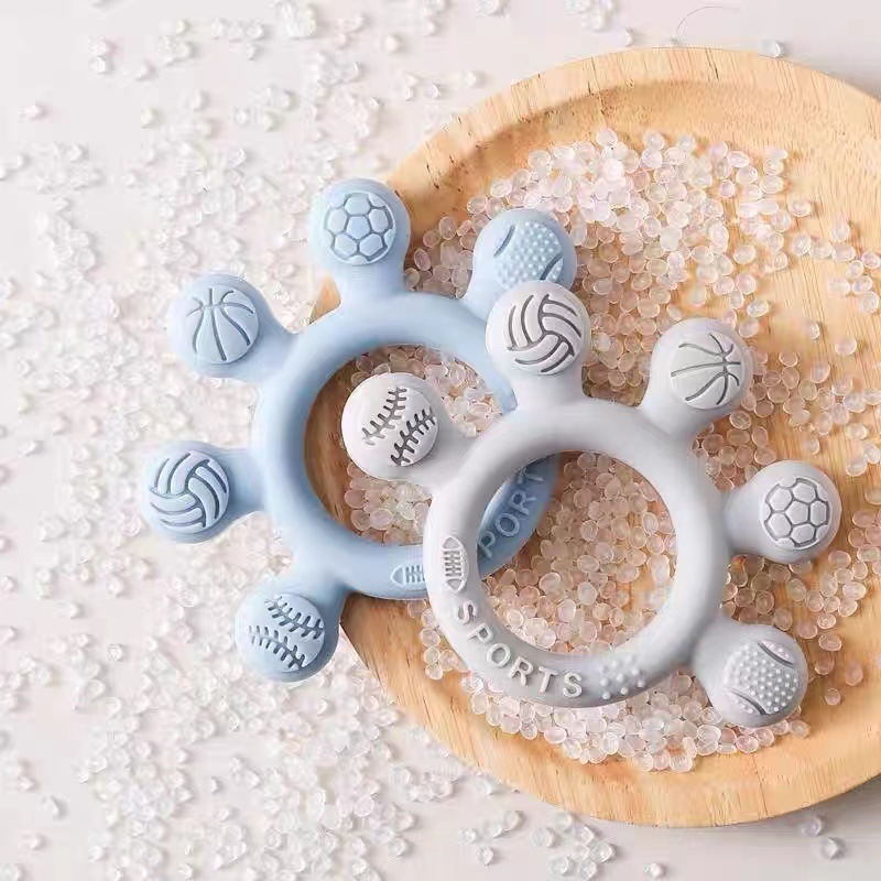 Dientes de silicona de grado alimenticio para bebés durante el período de apetito para molar dientes de silicona para evitar comer juguetes de goma de mordida tranquilizadores