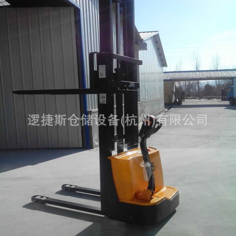 全电动堆高车步行式1.2吨2吨液压自动装卸车升降堆垛机高效搬运