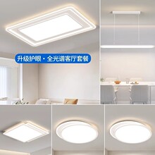 大气客厅主灯 餐厅卧室灯现代简约led北欧吸顶灯全屋套餐灯具组合