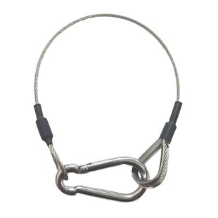 Manufacturer Supplies 304 Stainless Steel Wire Rope Sling Led Lamp Safety Rope Industrial and Mining Lamp Pressed Aluminum Sleeve Wire Rope
