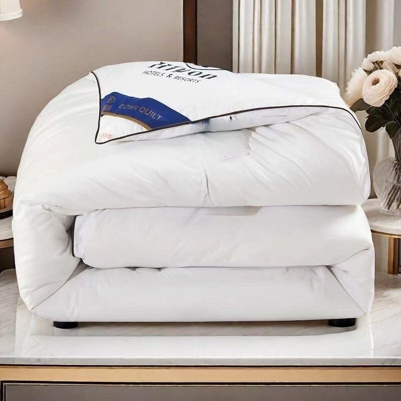 Hotel Duvet Insert, Hilton Hotel Style Double Quilt for Spring, Autumn, and Winter, Summer Cooling Quilt, Student Dormitory Duvet Insert
