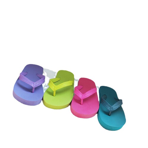  Summer Non-Slip Flat Slip-On Slides for Kids - Girls' and Boys' Beach Sandals with Herringbone Design - Beach Vacation Shoes