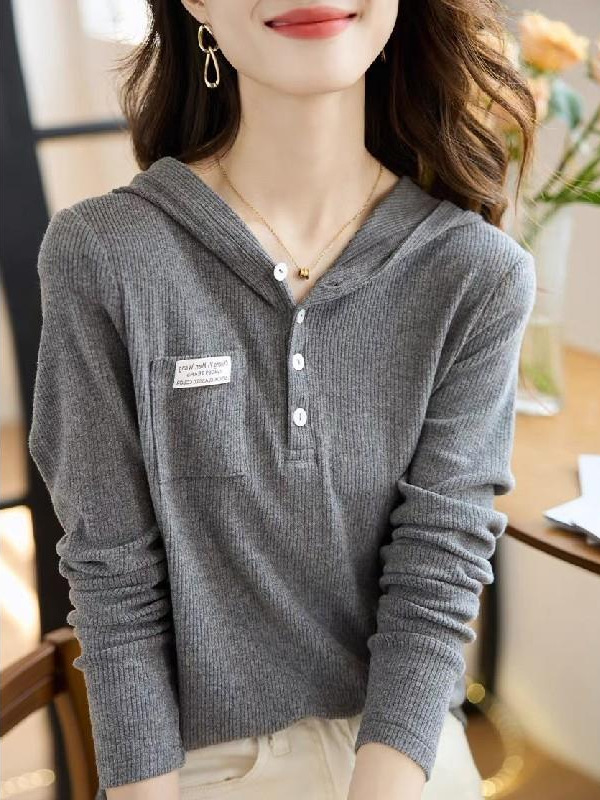 Fashionable autumn fitted hoody