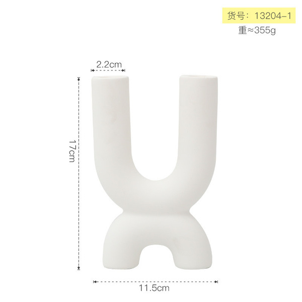 European simple creative ceramic candle holder Nordic home dining…