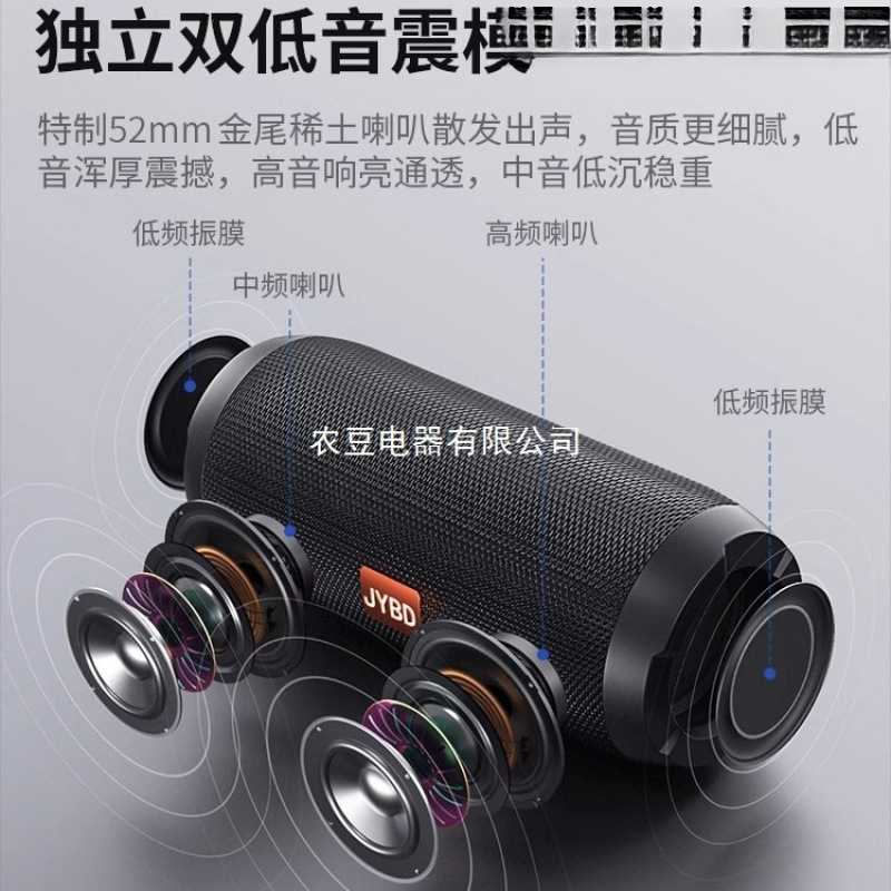 ベルリンの音新しい Bluetooth スピーカー サブウーファー ワイヤレス屋外大音量小型ポータブル スピーカー|undefined