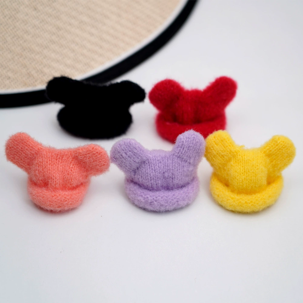 10cm Baby Clothes Cotton Doll Hat Plush Toy Suitable for Multi-Color Bear Ear Woolen Hat Decoration 10cm Baby Clothes Cotton Doll Hat Plush Toy Suitable for Multi-Color Bear Ear Woolen Hat Decoration