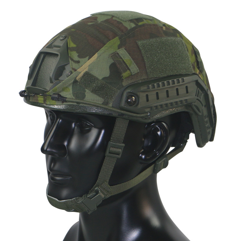 Casco rápido cubierta de casco juego cubierta de casco protector camuflaje cubierta de sombrero accesorios de modificación casco de camuflaje cubierta de tela de casco de bicicleta