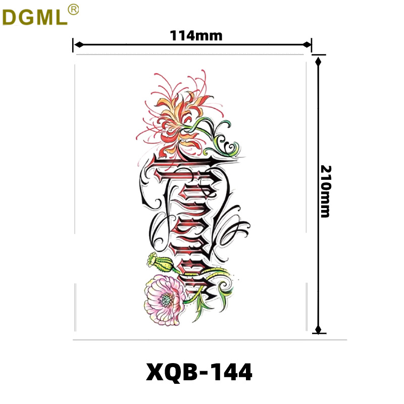 Pegatinas de tatuaje dibujos animados flor brazo pegatinas medio brazo completo oso ciervo divertido transfronterizo color creativo tatuaje pegatinas al por mayor