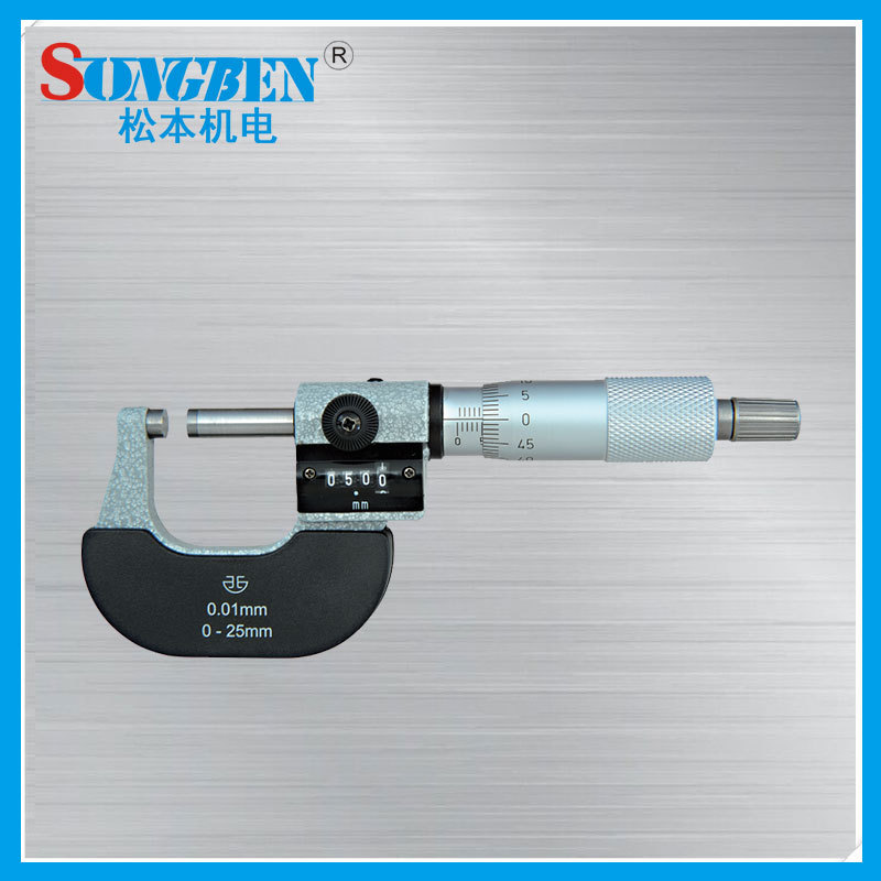 青量刻度计数器外径千分尺75-100mm棘轮测力122-04-000