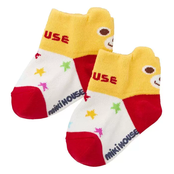 Детские мультяшные милые knee socks для мужчин и женщин, с маленькими медведями, средняя длина