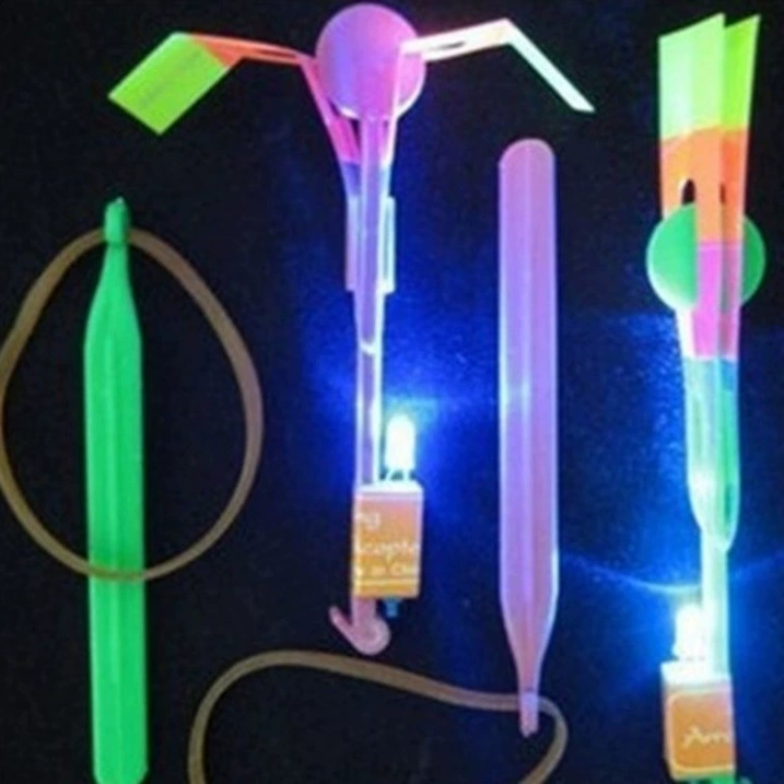 Светоизлучающие игрушки катапульта игрушки светоизлучающие летающие стрелы летающие грибы синий свет Иу питания оптом