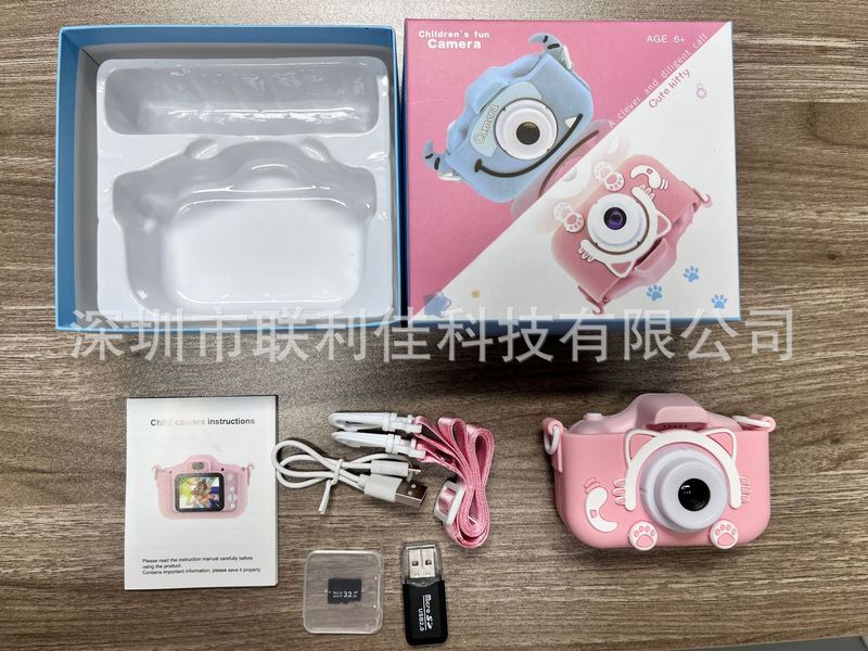 X2 子供用ミニデジタルカメラ HD 小型一眼レフは写真とビデオを撮ることができます 知育玩具 クロスボーダー工場直販|undefined