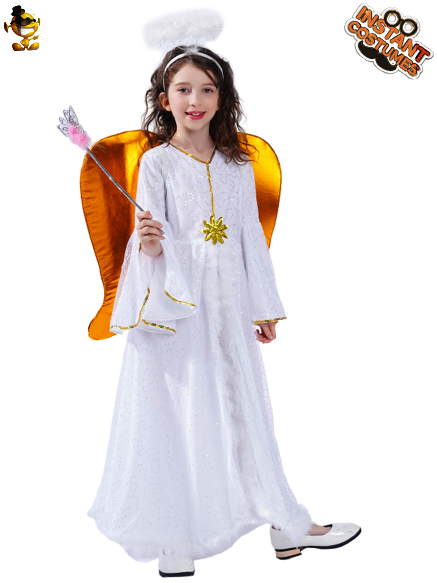 Ángel traje de los niños de rol traje de rendimiento traje de escenario Cosplay disfraz mascarada