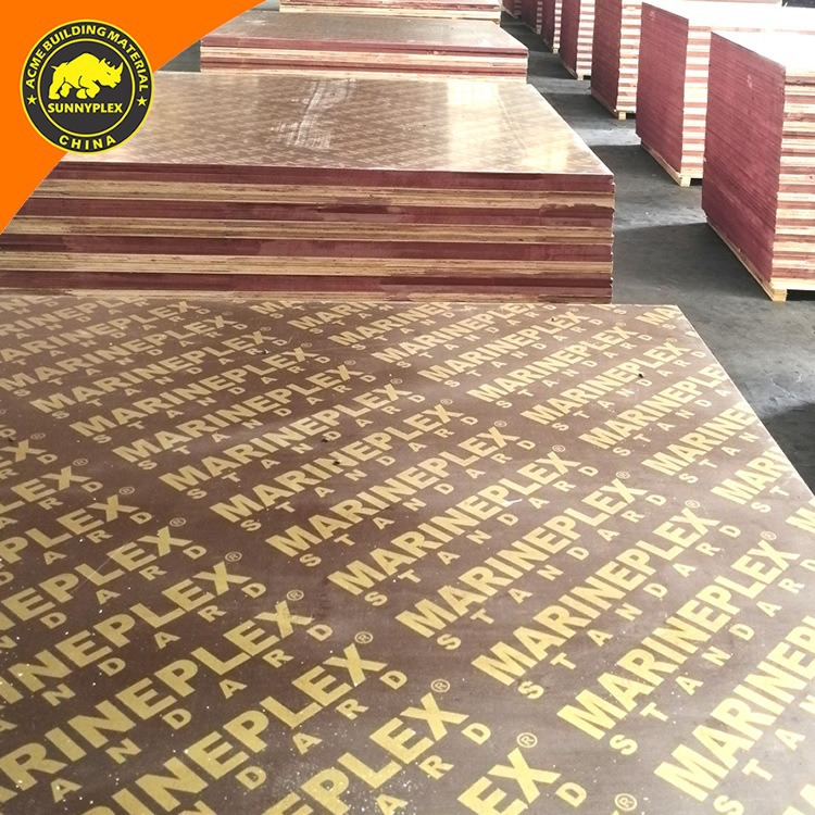 Tablero de laminación de ingeniería Tablero de laminación de construcción de varios tamaños de cabello directo de fábrica