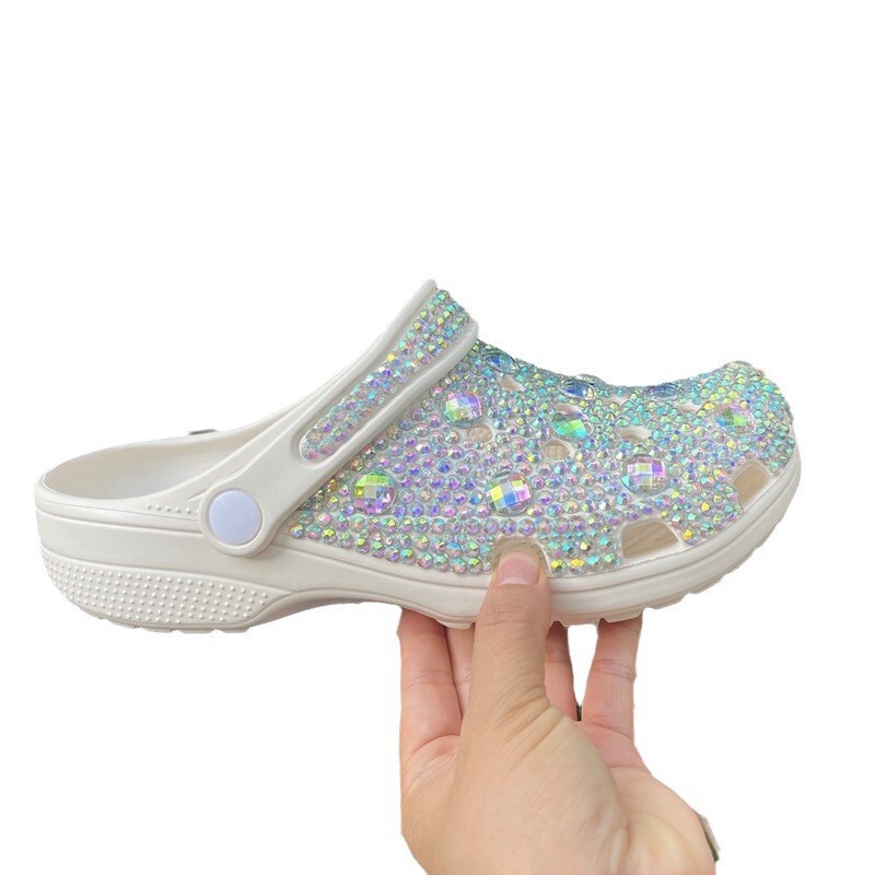 Eva New Simple Trendy Clogs for Women, Summer New Model, Handcrafted with Rhinestones, Export Sandals, 2026 New Model Eva New Simple Trendy Clogs for Women, Summer New Model, Handcrafted with Rhinestones, Export Sandals, 2026 New Model