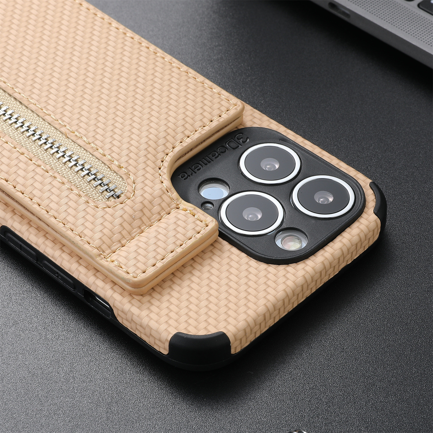 100g Weight Business Solid Color Tpu Pu Leather    Phone Cases