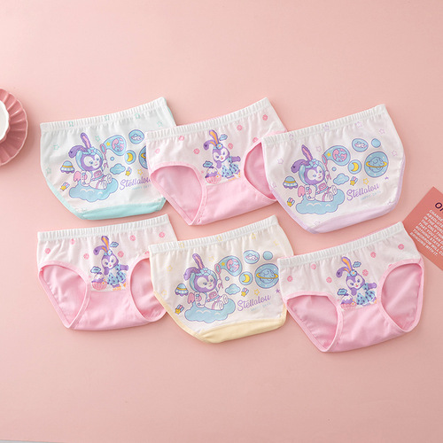 Girls' underwear, boxer briefs, children's boxer briefs, non-pinch, baby girl's cotton briefs, older children's underwear