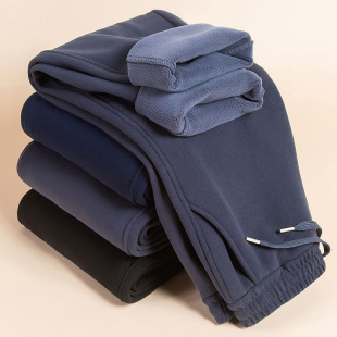 [Sheep Velvet] Winter Men's Velvet Thickened Sweatpants Windproof Pants Warm Cotton Pants Casual Pants Sports Pants Men's Pants