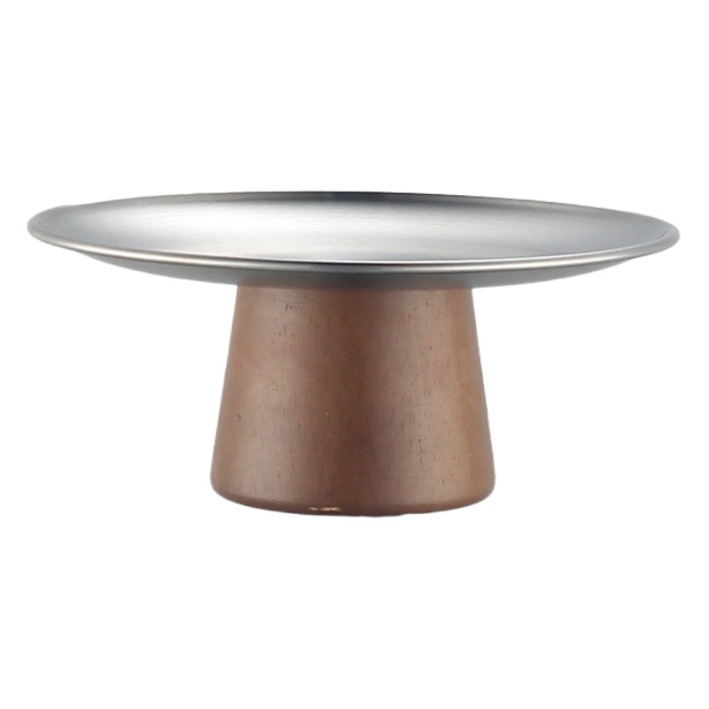 Simple lovesickness de acero inoxidable cubilete plato de fruta sala de estar mesa de café Placa de hogar placa de la torta merienda estante Placa de caramelo Placa de postre