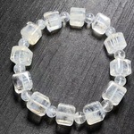 原石蓝针方糖异象水晶手链喜马白水晶蓝色串天使的羽毛饰品礼物