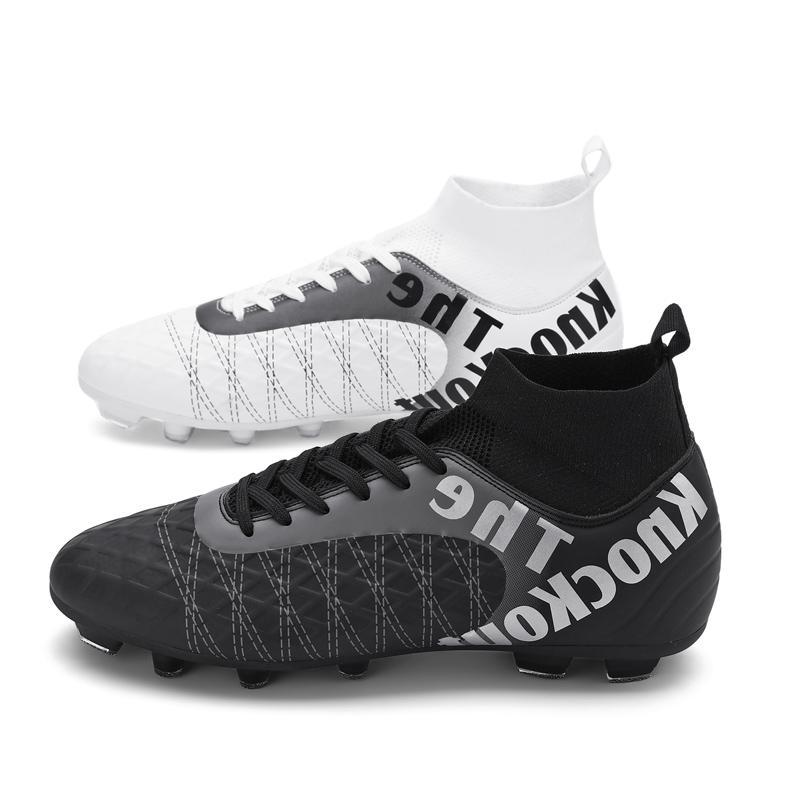 23 transfronteriza 31-48 zapatos de fútbol de tamaño largo y corto clavo alto-top adulto estudiante competencia zapatos de entrenamiento zapatos de fútbol