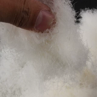 羽丝绒丝厂家直销蓬松度好鸭毛水洗毛丝