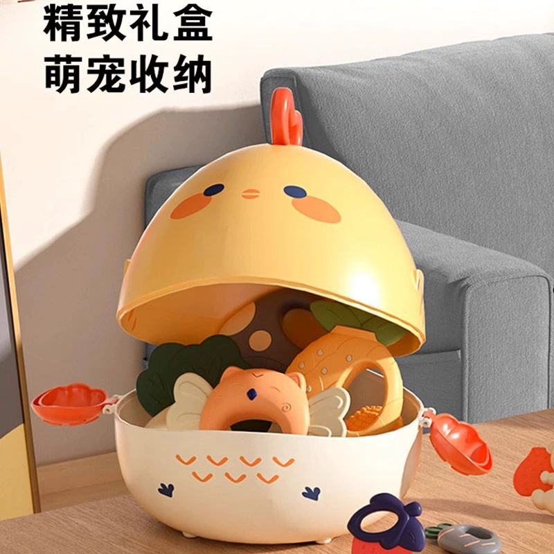 Палочка-игрушка Teether от YoLeOn, мешковина, набор, подарочная коробка для новорожденного, успокаивающая игрушка, 3–12 месяцев, подарок на день рождения