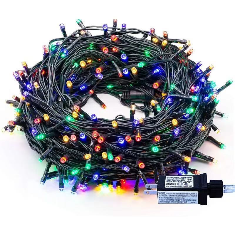 Transfronterizos Amazon Sky Star línea verde oscura al aire libre baja tensión LED string string