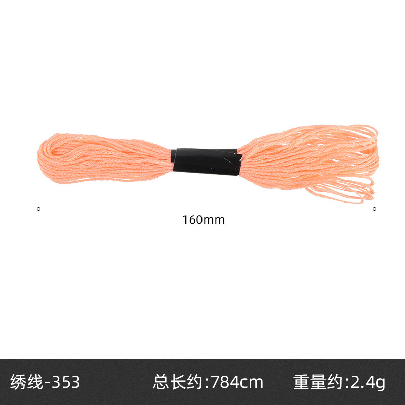 Hilo de punto de cruz de 42 colores, hilo de bordado de poliéster y algodón, bordado puntual, bordado de punto, bordado de punto de cruz