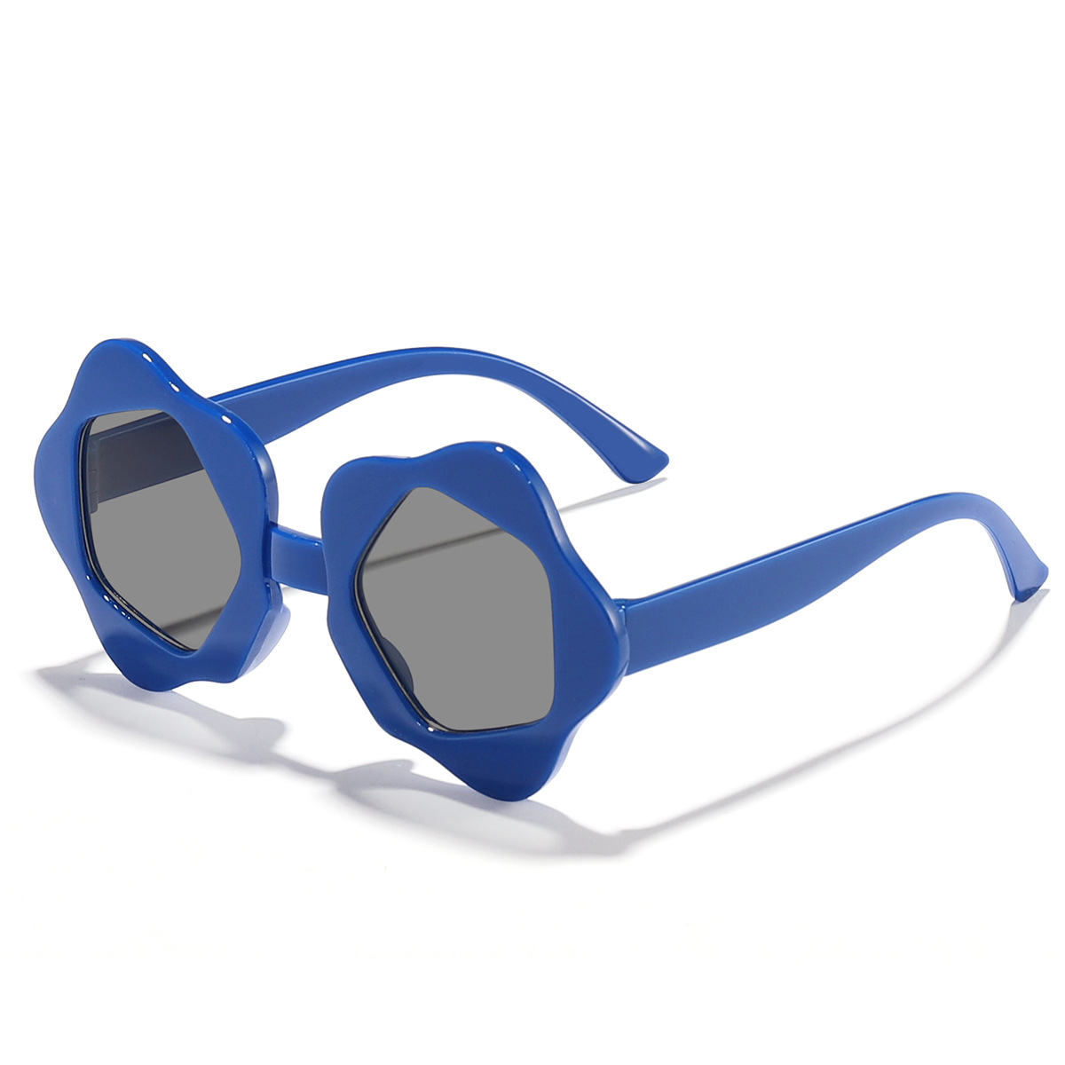 Marco azul pieza gris