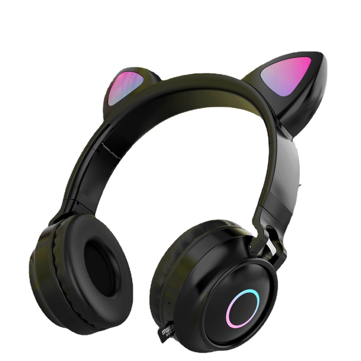 Поставляемые с завода Bluetooth-наушники Unicorn, гарнитура с подсветкой LED при ношении, детская мультяшная модель для бега