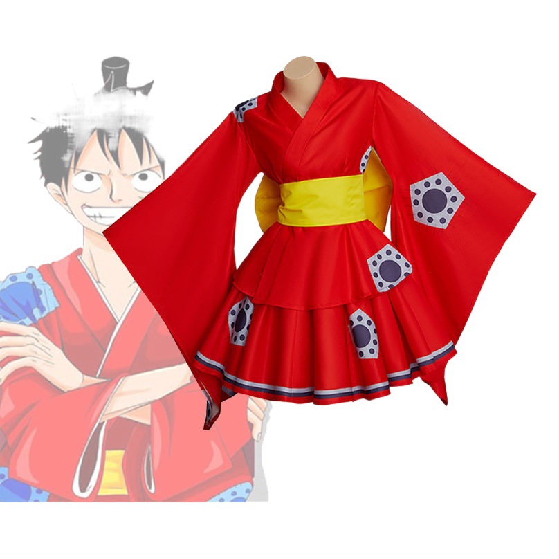 Una pieza cos ropa luffy Sauron trafar Garona América y el país de Japón kimono Cosplay anime