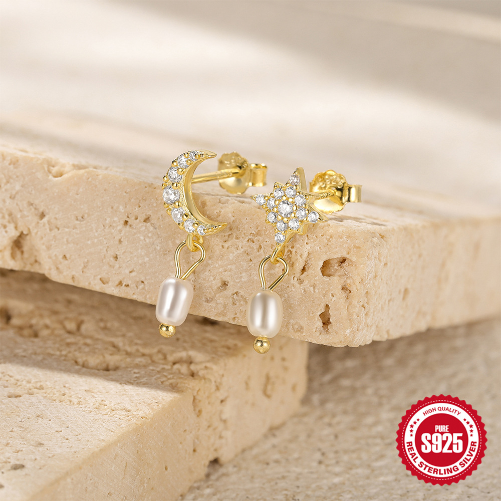 1g Weight 925 Sterling Silver Ear Needle Material 18K Gold Plated Plating Material Drop Earrings Classification 1 Pair Quantity Date, Tea Party Occasion 925 Sterling Silver Material Geometric Pattern All Seasons Season Women's Gender Elegant, Simple Style Style 1 Pair 18K Gold Plated 925 Sterling Silver 925 Sterling Silver Earrings Geometric Drop Earrings 51