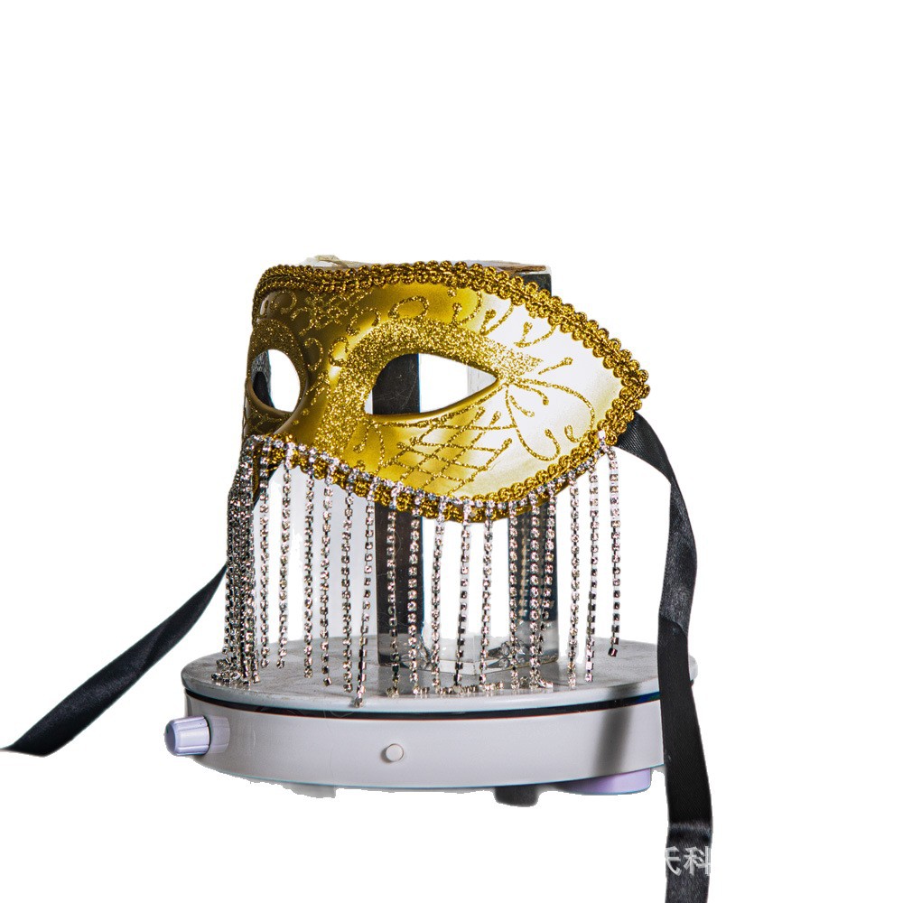 Máscara de princesa exótica estilo antiguo retro jazz props baile de máscaras Dunhuang Feitian diamantes de alta calidad