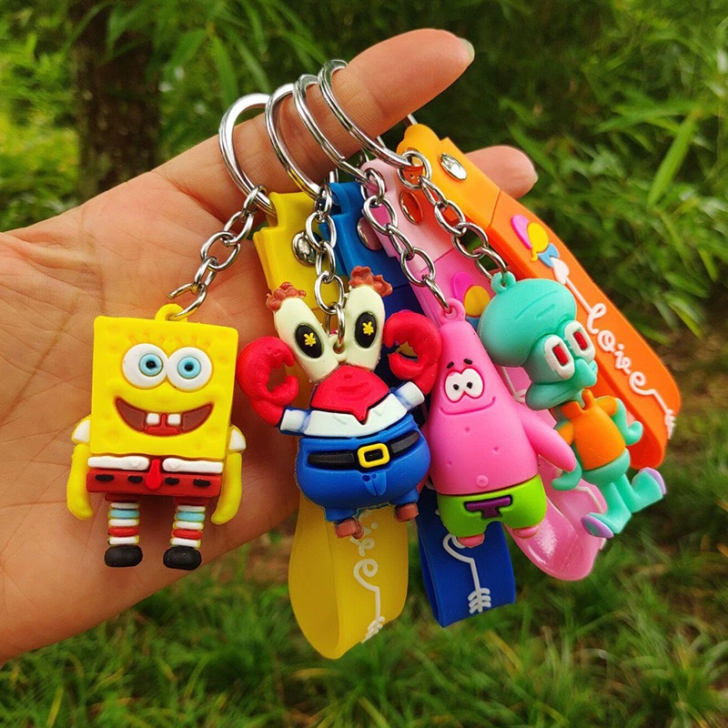 Силиконовая большая мультяшная кукла PVC, брелок, игрушка, подарок на день рождения, оптовая продажа