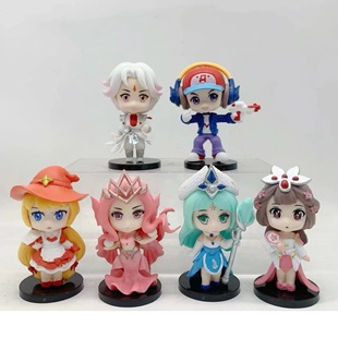 6 Types of King Figurines, Peripheral Models, Dolls, and Doll Machine 1/2 Generations