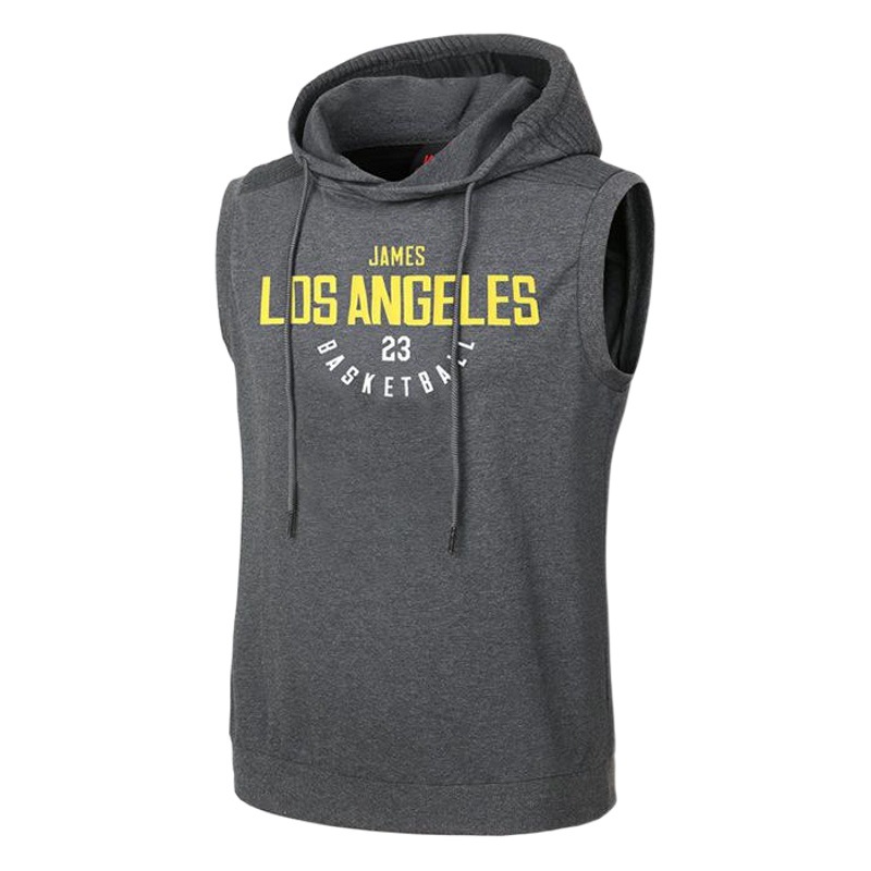 Sports Vest Men's Basketball Training T-Shirt Basketball Uniform Vest Breathable Performance Wear Pullover Sweatshirt