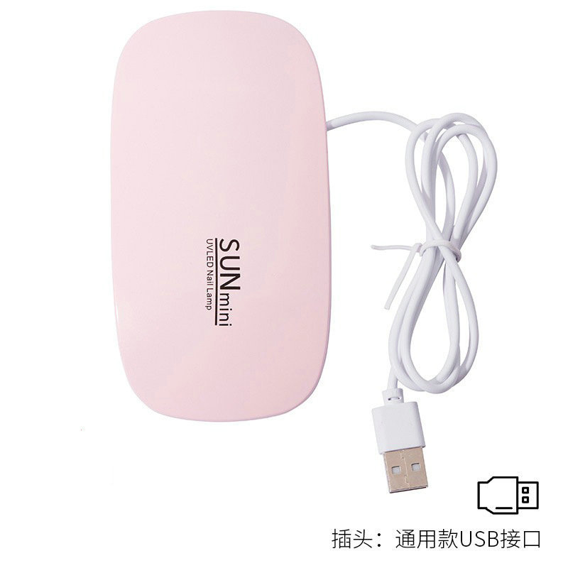 Luz de manicura portátil mini luz de fototerapia LED USB lámpara de manicura de mano plegable mini lámpara de parrilla de manicura al por mayor