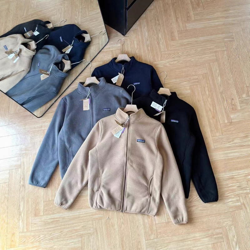 Specially Designed for Cross-Border Bata Pata Stand-Up Collar Polar Fleece Jacket for Women and Couples, Assault Liner Jacket, Fleece Thick Top