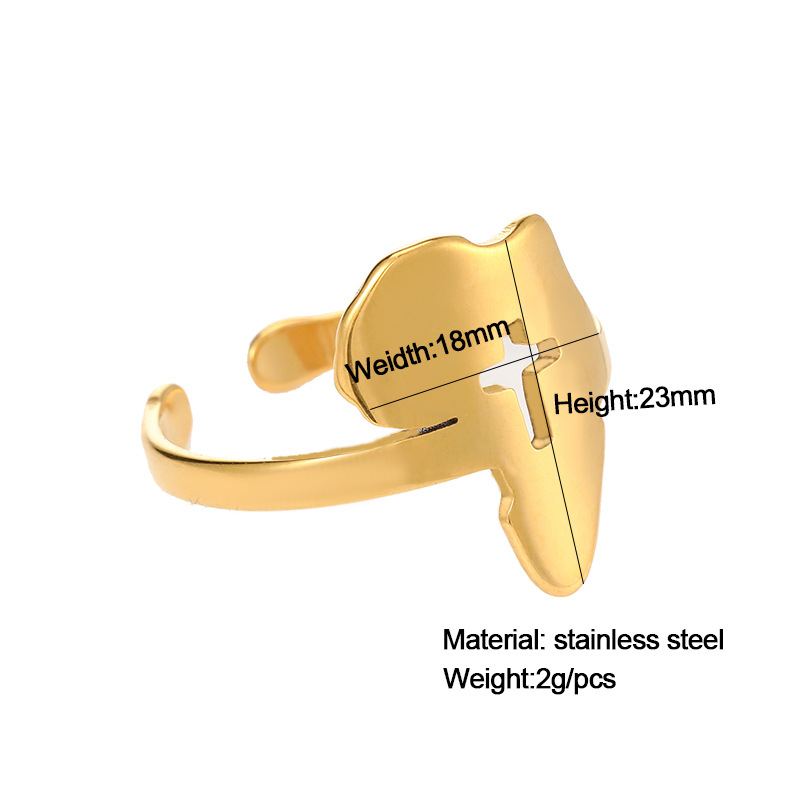 5g Weight 0.03µm Gold Plating Thickness Electroplating Gold Plating Process 18K Gold Plated Plating Material Open Ring Classification Daily Occasion 201 Stainless Steel Material Geometric Pattern Women'S Gender Simple Style Style Plating Craft Water Plating 18K Gold Plated Geometric 201 Stainless Steel Simple Style Open Ring 2