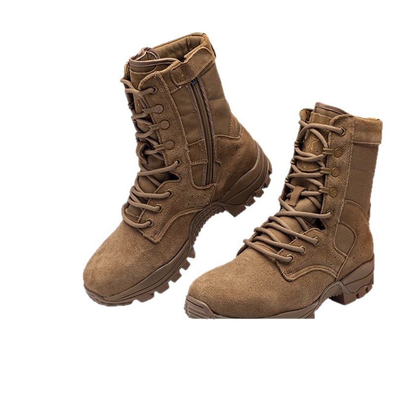 Botas de entrenamiento en el desierto, botas de entrenamiento de hombre, botas tácticas al aire libre, botas de alta altura