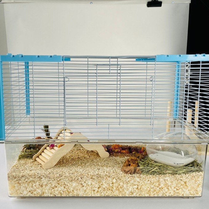 Hamster Golden Wire Bear 60 más jaula de base alta profundizar alambre de chasis cría Golden Wire Bear Rutina para animales domésticos image 5