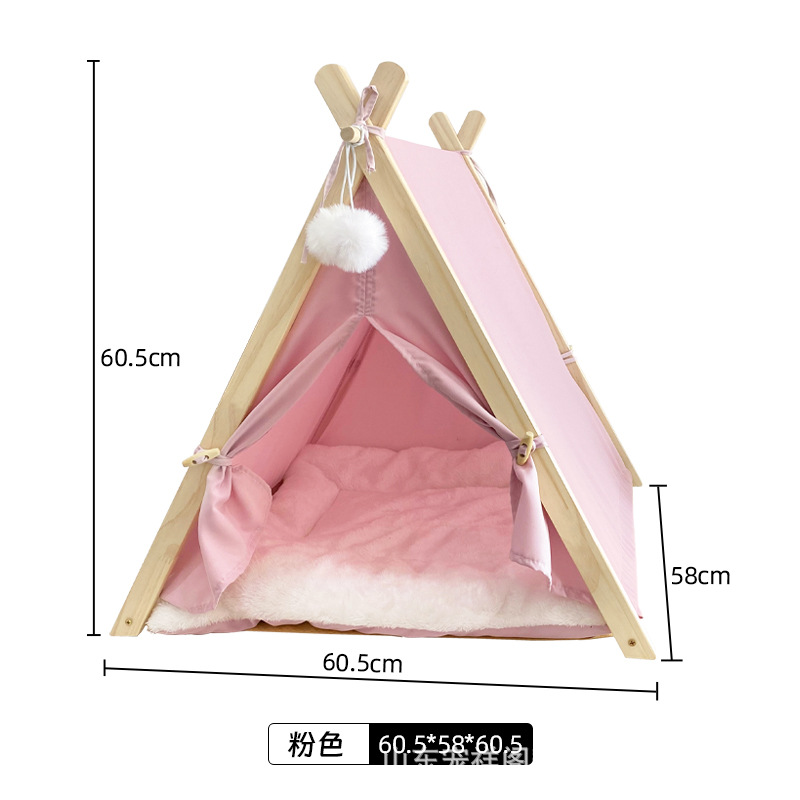 핑크 텐트