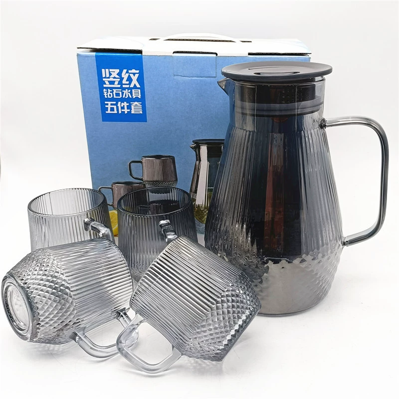 Glass capacious teapot