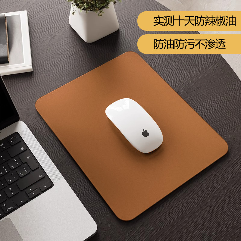 高級レザーマウスパッド、デスクパッド、オフィスデスク保護パッド、レザードミトリーノートパソコンキーボードパッド|undefined